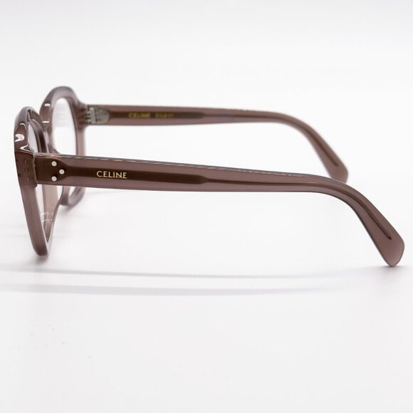 NEW CELINE CL50100I 045 WOMEN SHINY HAZELNUT EYEGLASSES CELINE - Picture 8 of 13
